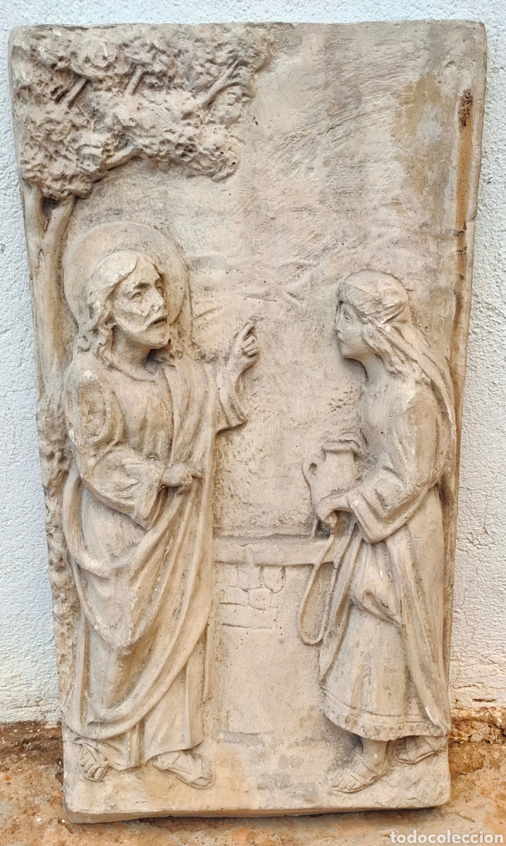 Arte: Bajorrelieve Jes&uacute;s y la hebrea - Foto 1