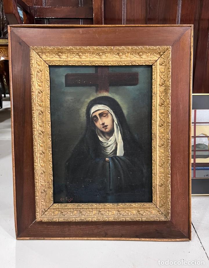 Arte: &Oacute;leo de Nuestra Se&ntilde;ora de la Soledad - Foto 1