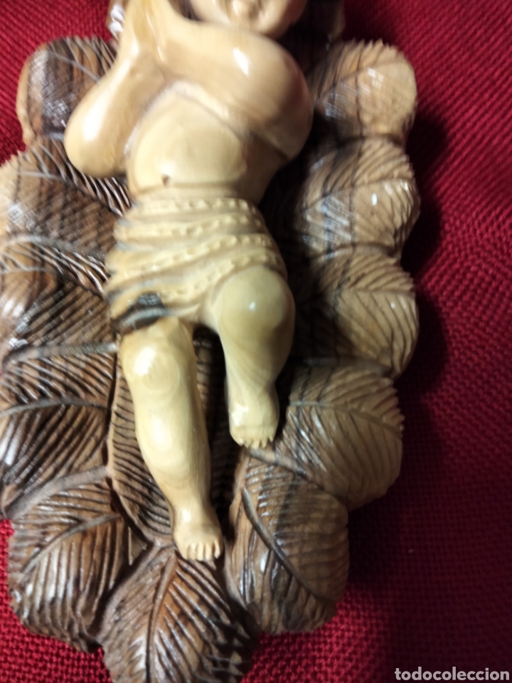Arte: TALLA DE MADERA NI&Ntilde;O JESUS - Foto 6