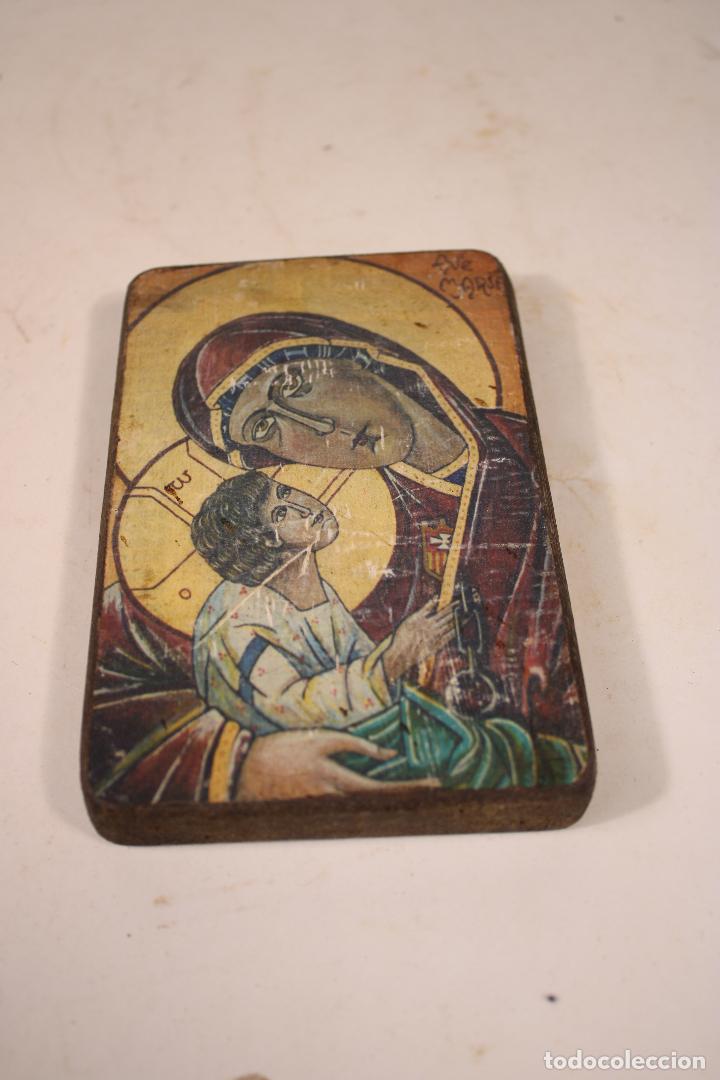 Arte: icono lamina madera - Foto 1