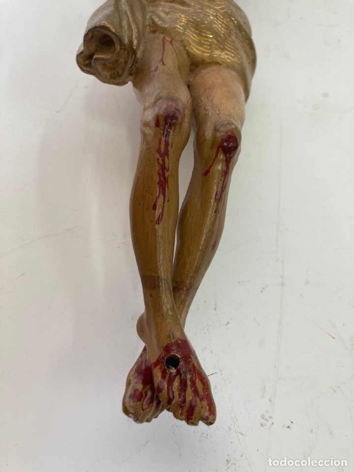 Arte: Cristo antiguo madera - Foto 2