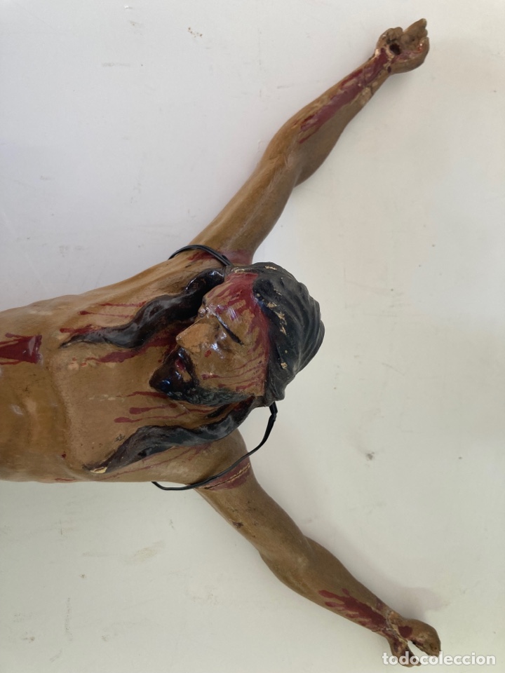 Arte: Cristo antiguo madera - Foto 4