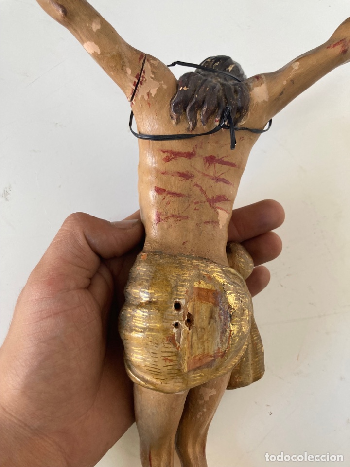 Arte: Cristo antiguo madera - Foto 5