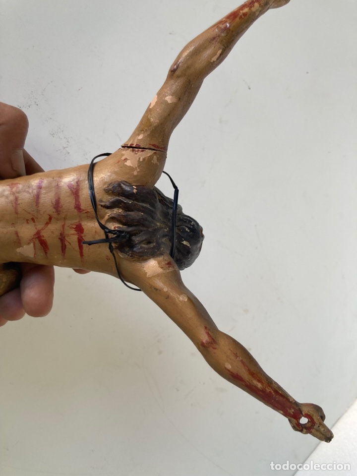 Arte: Cristo antiguo madera - Foto 6