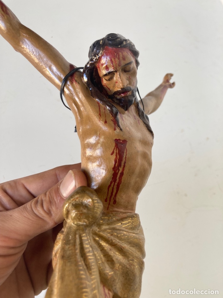 Arte: Cristo antiguo madera - Foto 7