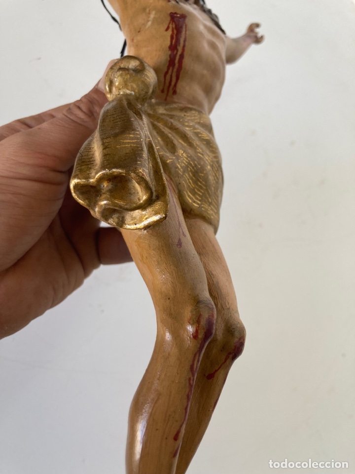 Arte: Cristo antiguo madera - Foto 8