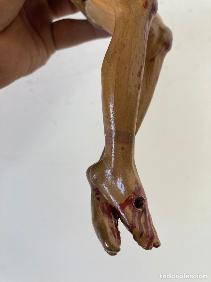 Arte: Cristo antiguo madera - Foto 9