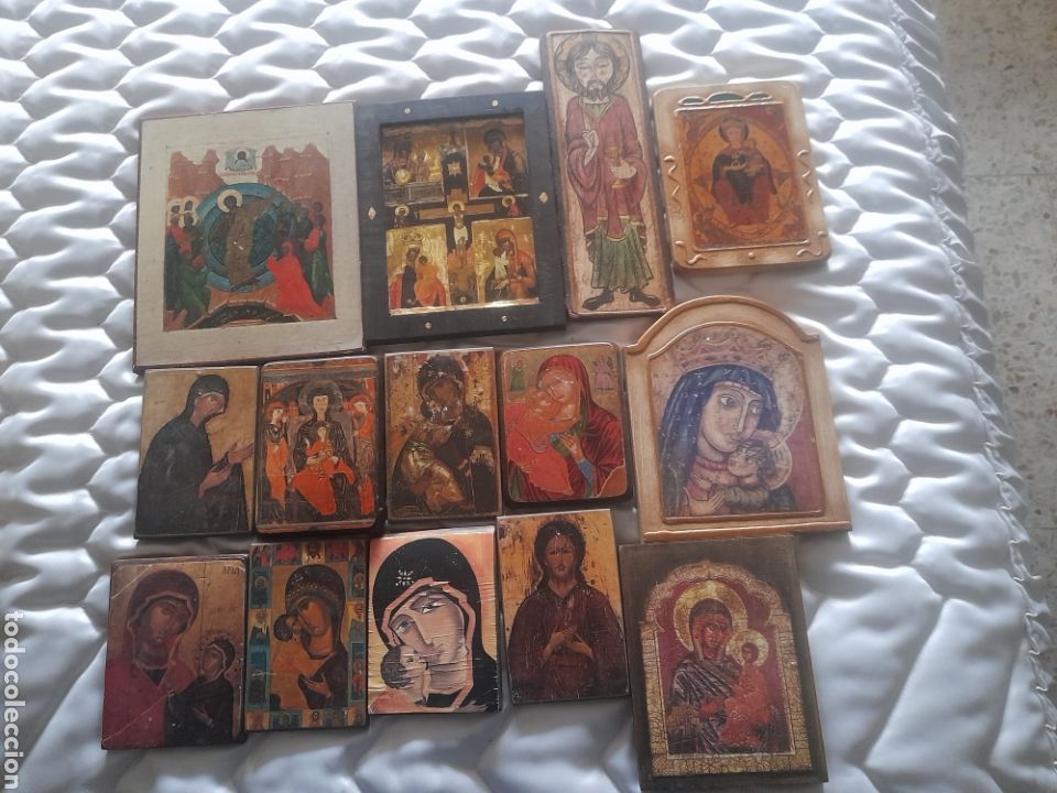 Arte: Lote de 14 iconos - Foto 1