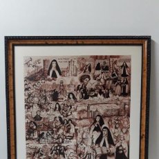 Arte: VIDA Y OBRA DE SANTA TERESA DE JESUS . MURAL DE TEOK CARRASO . AVILA - AÑO JUBILAR 1981 / 82