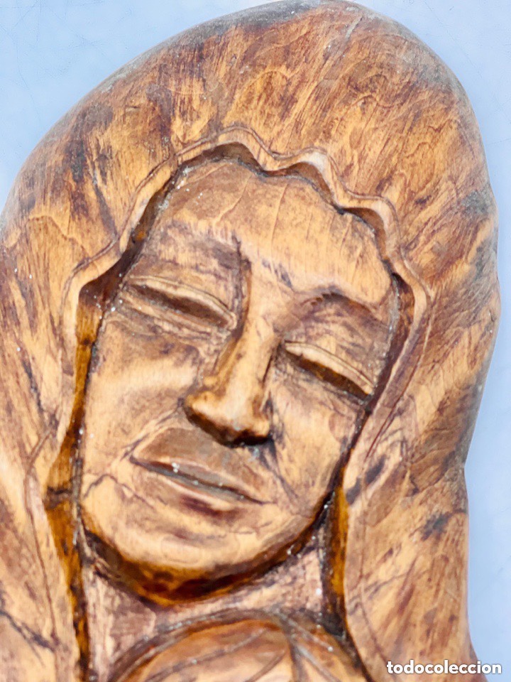 Arte: Talla de Madera &ldquo; La virgen con ni&ntilde;o &rdquo; - Foto 2