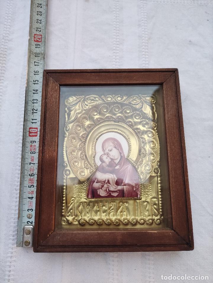 Arte: ANTIGUO ICONO EN VITRINA - Foto 5
