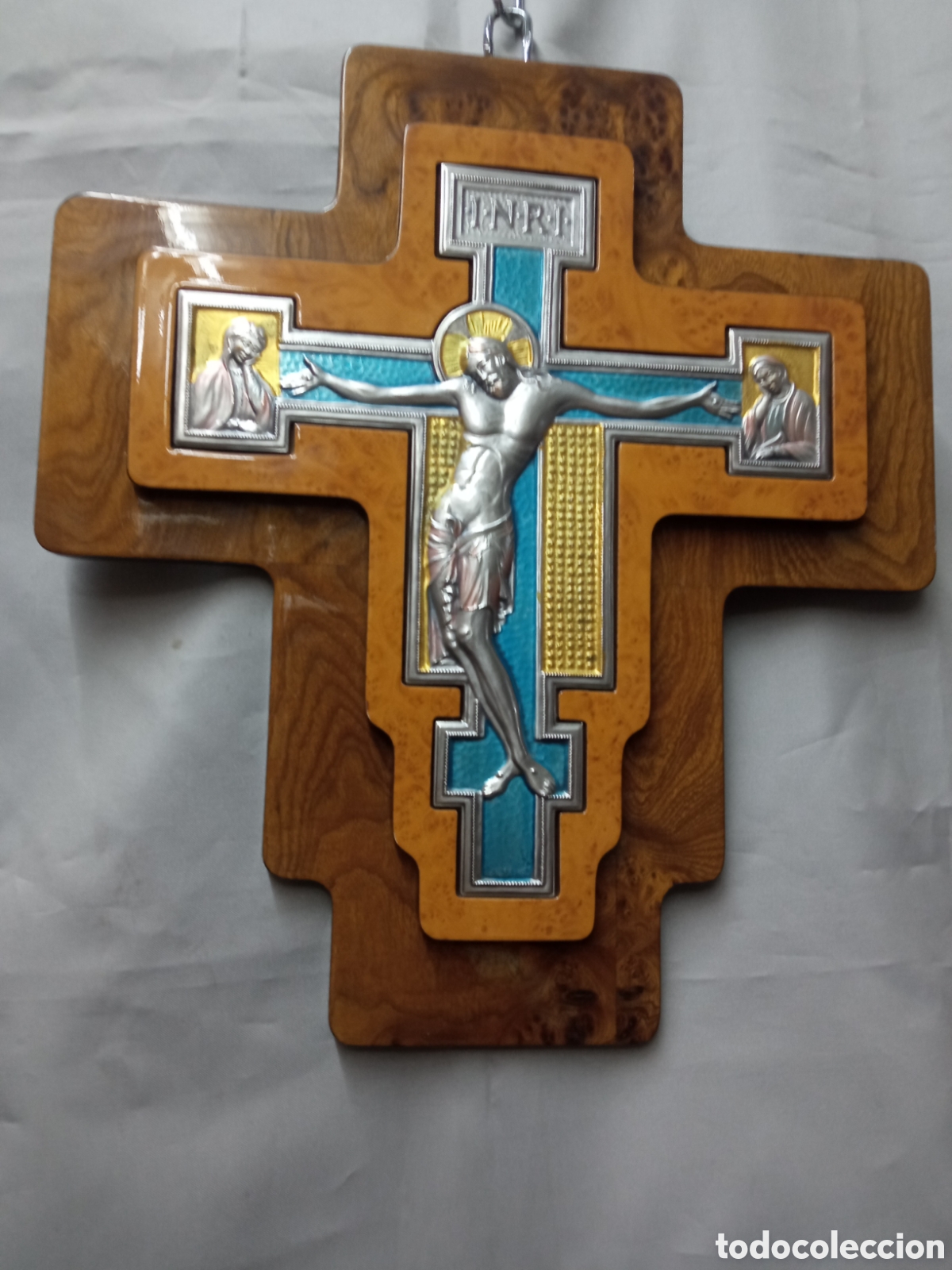 Arte: Crucifijo plata y raiz - Foto 3