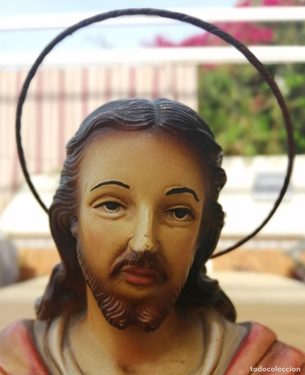 Arte: Busto Sagrado Coraz&oacute;n de Jes&uacute;s - Foto 1