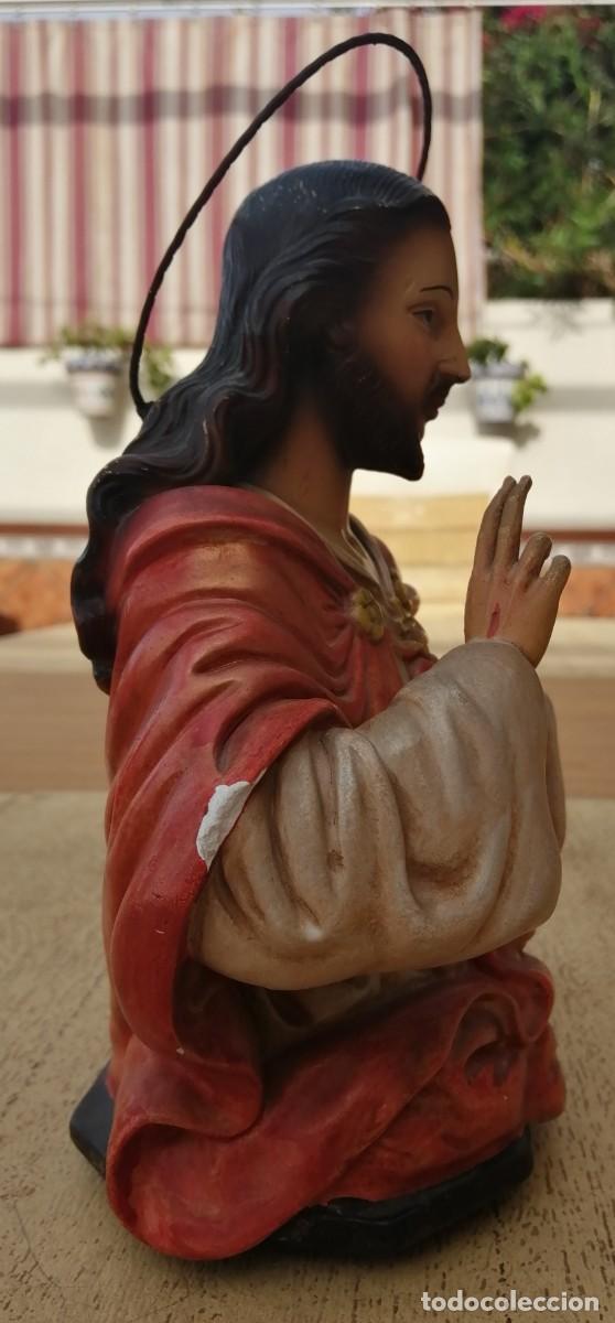 Arte: Busto Sagrado Coraz&oacute;n de Jes&uacute;s - Foto 3