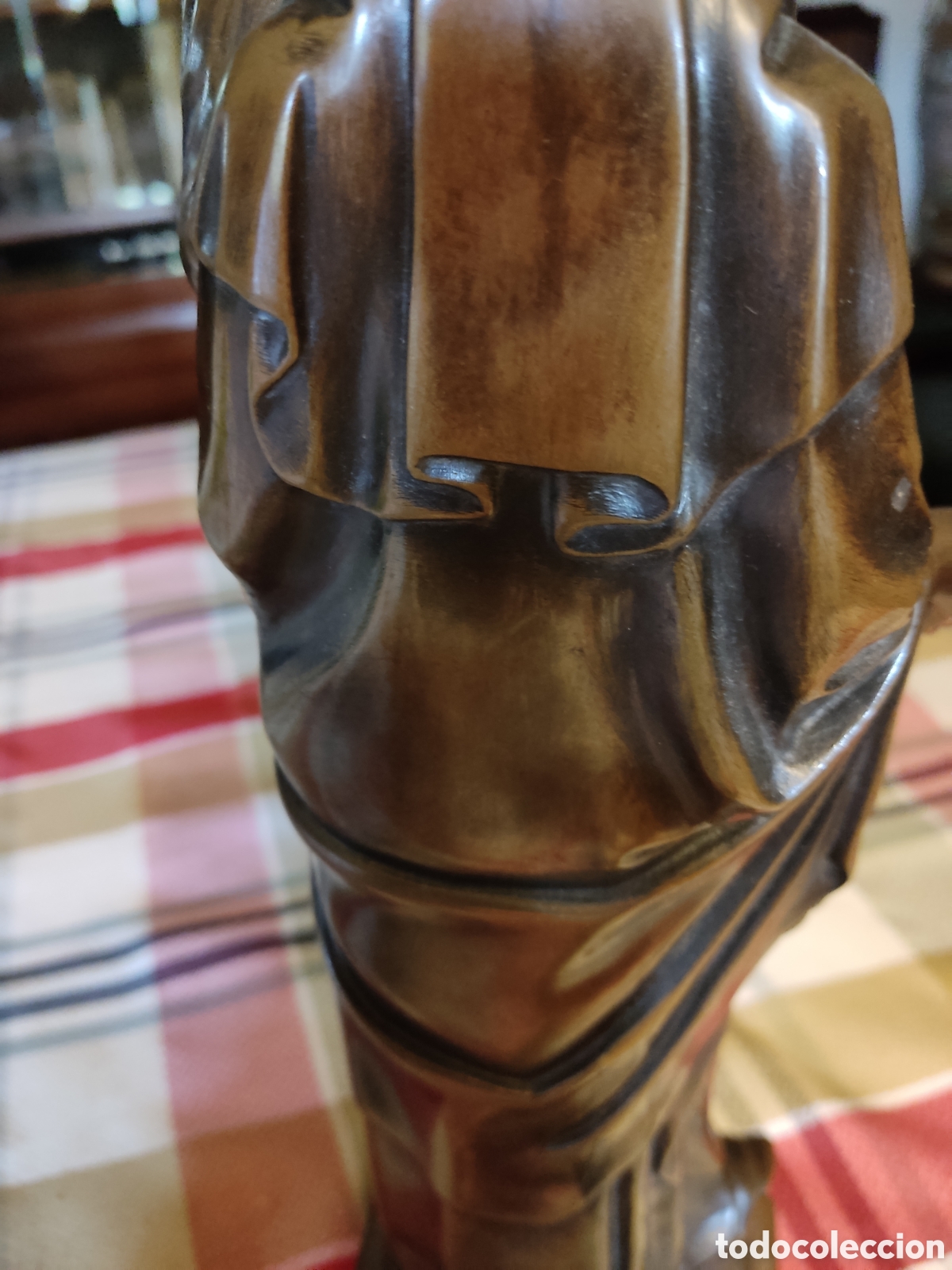 Arte: Virgen con ni&ntilde;o bronce - Foto 6