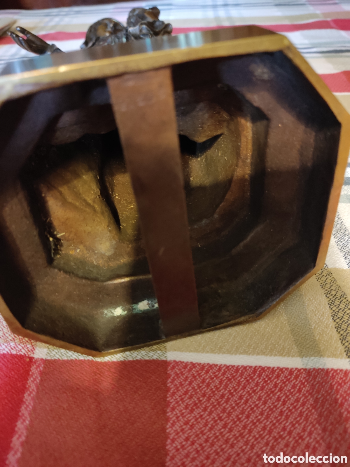 Arte: Virgen con ni&ntilde;o bronce - Foto 9