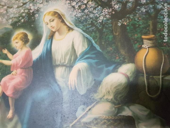 Arte: VIRGEN CON NI&Ntilde;O JESUS - Foto 3