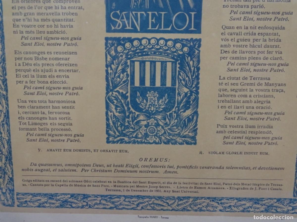 Arte: GOIG SANT ELOI. 1951. - Foto 3