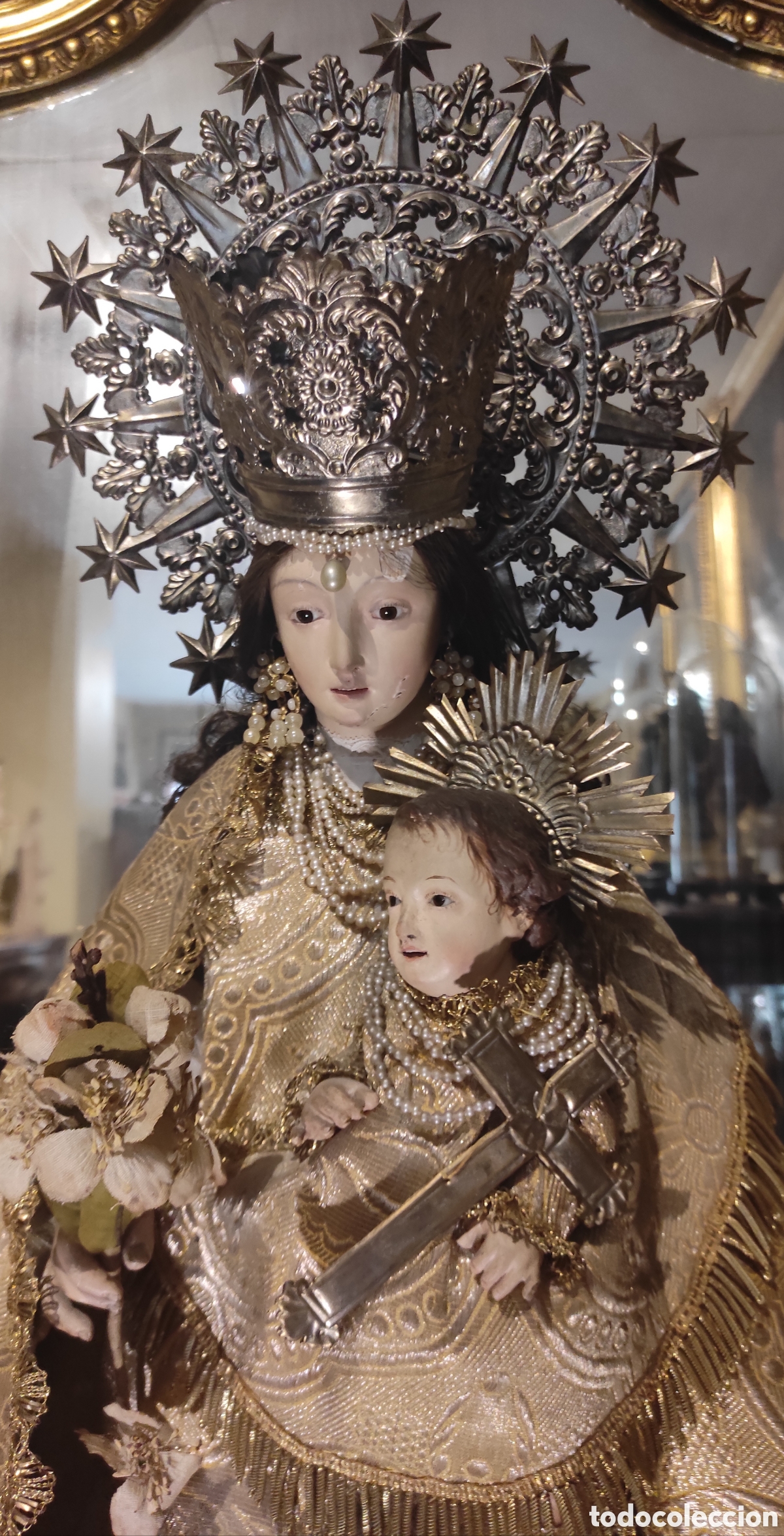 Art: Escultura Virgen de los Desamparados de Valencia - Madera Policromada - Cap i pota - XVIII - XIX -