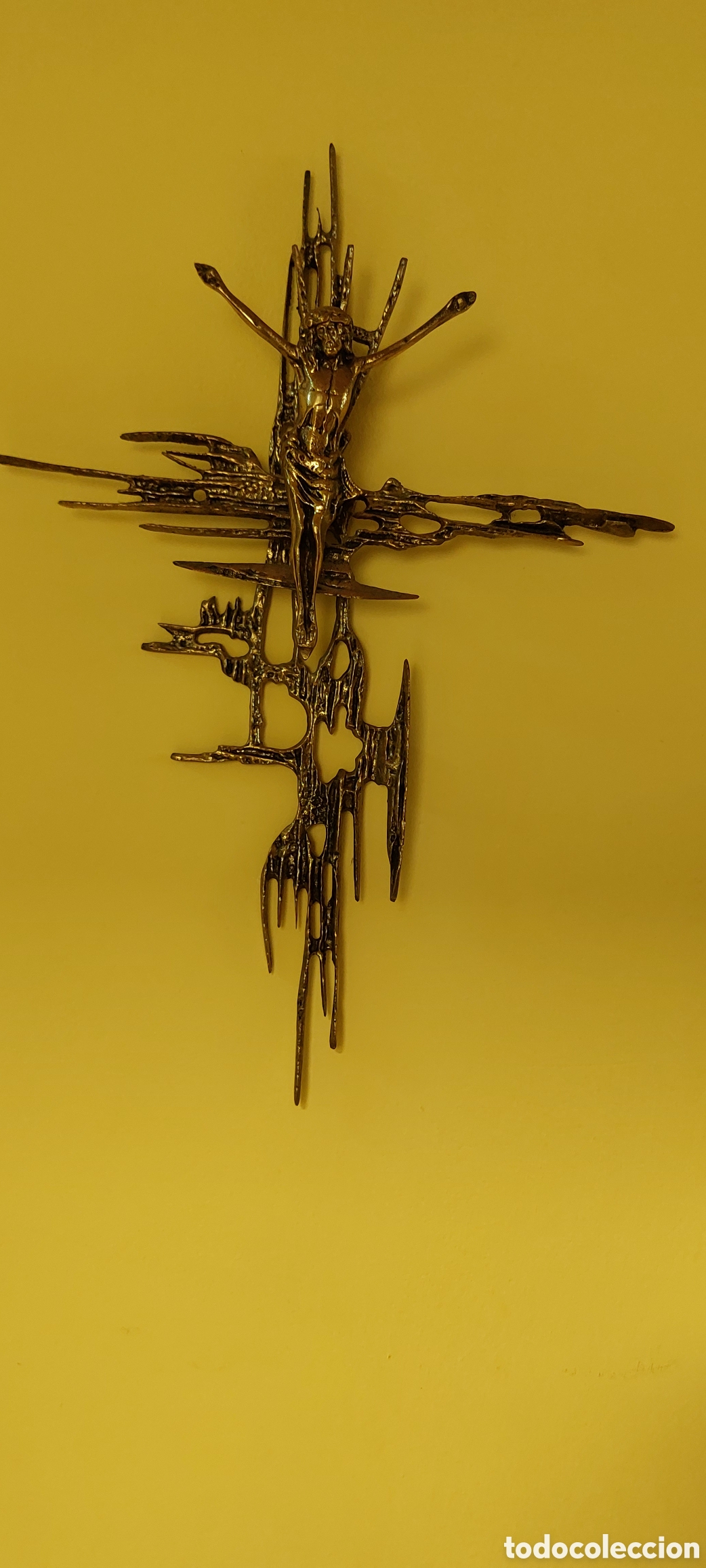 Arte: Cruz de bronce artesanal - Foto 1