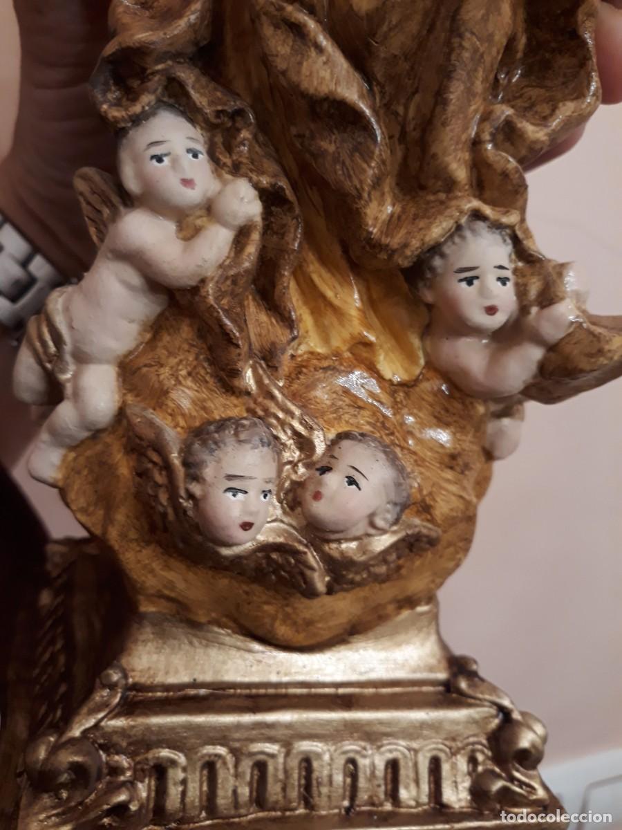 Arte: VIRGEN DE LA ASUNCI&Oacute;N (28CM) - Foto 6