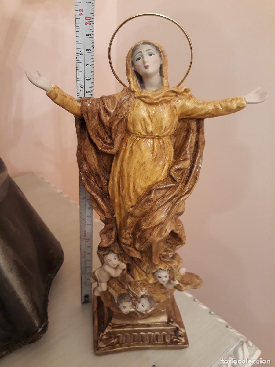 Arte: VIRGEN DE LA ASUNCI&Oacute;N (28CM) - Foto 7