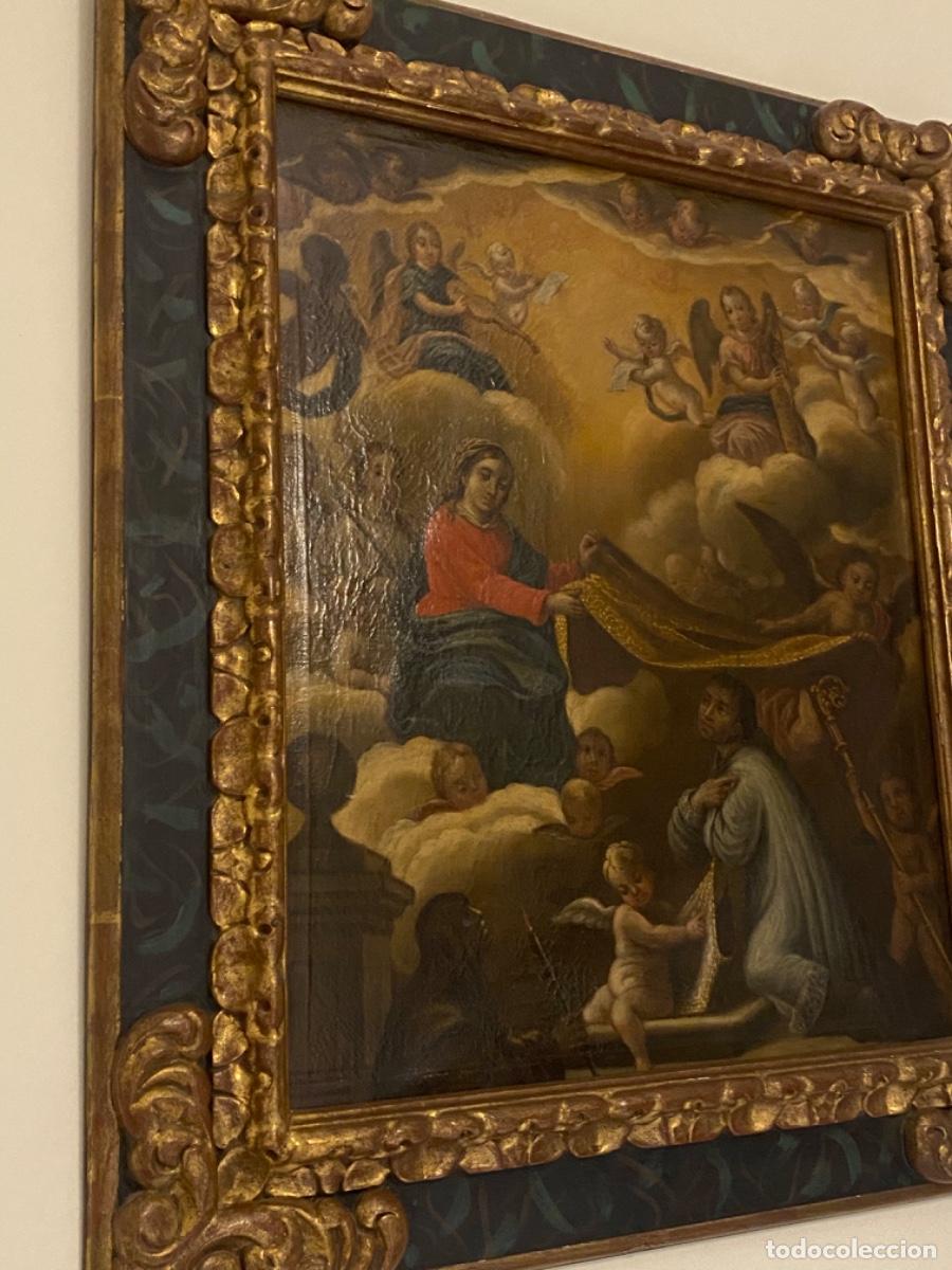 Arte: Cuadro religioso antiguo - Foto 2