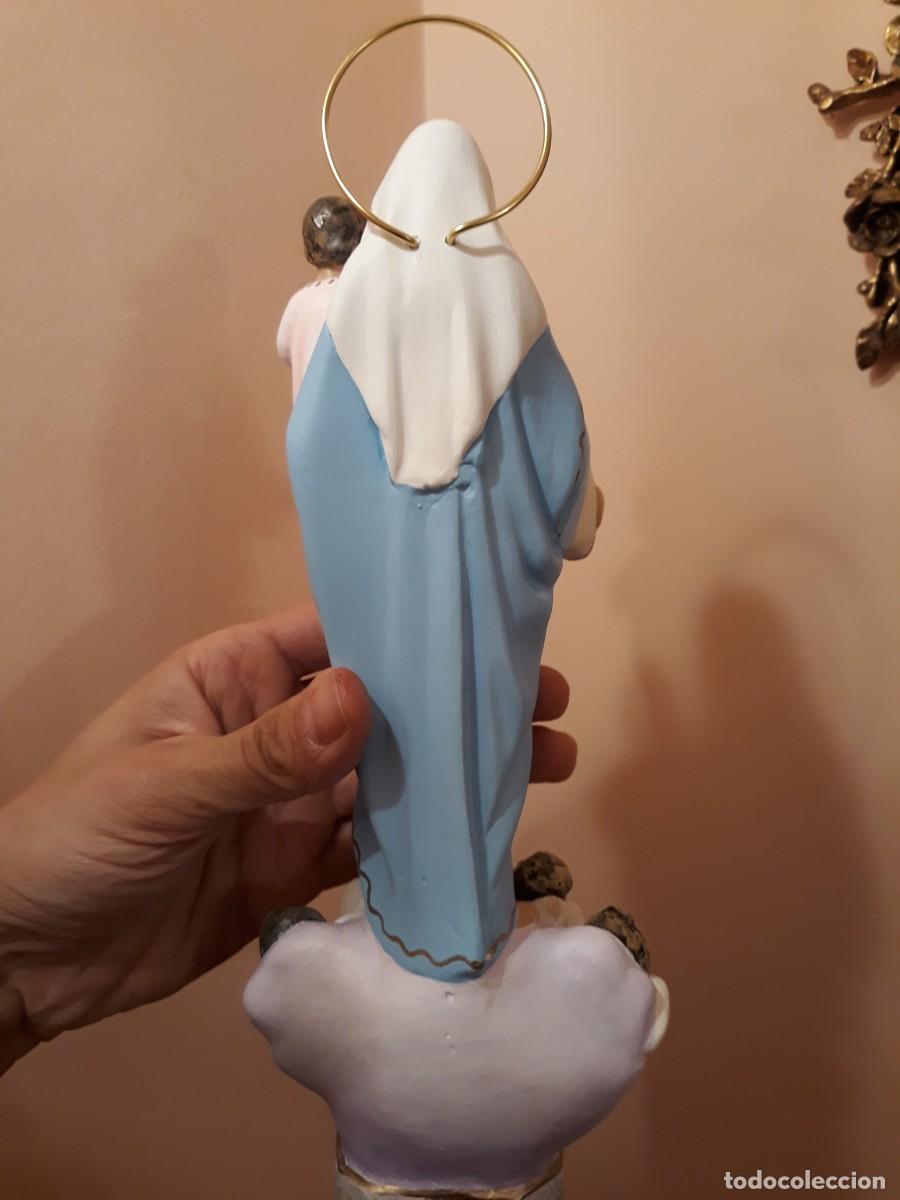 Arte: Virgen de los Angeles (25cm) - Foto 4