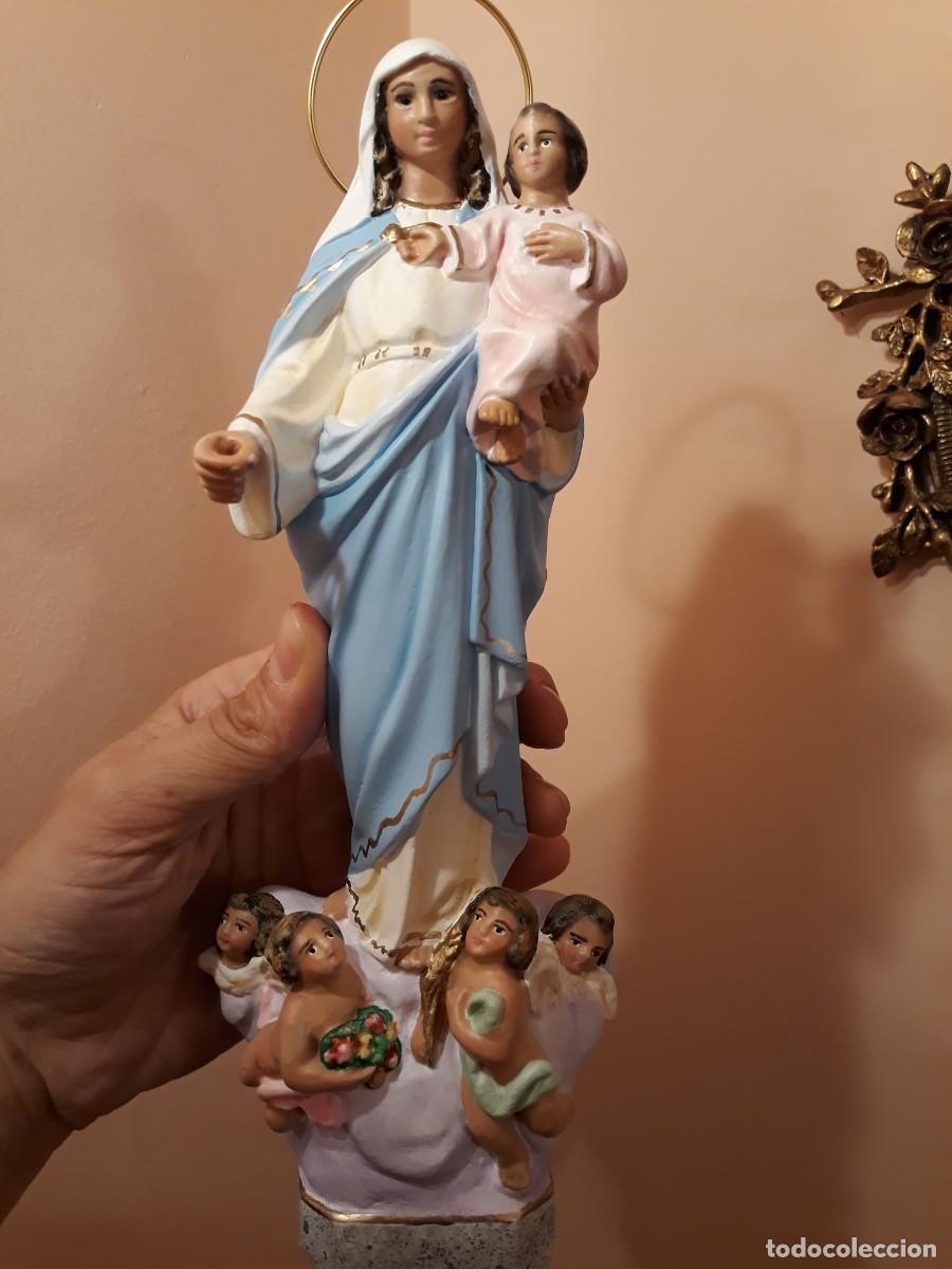 Arte: Virgen de los Angeles (25cm) - Foto 6