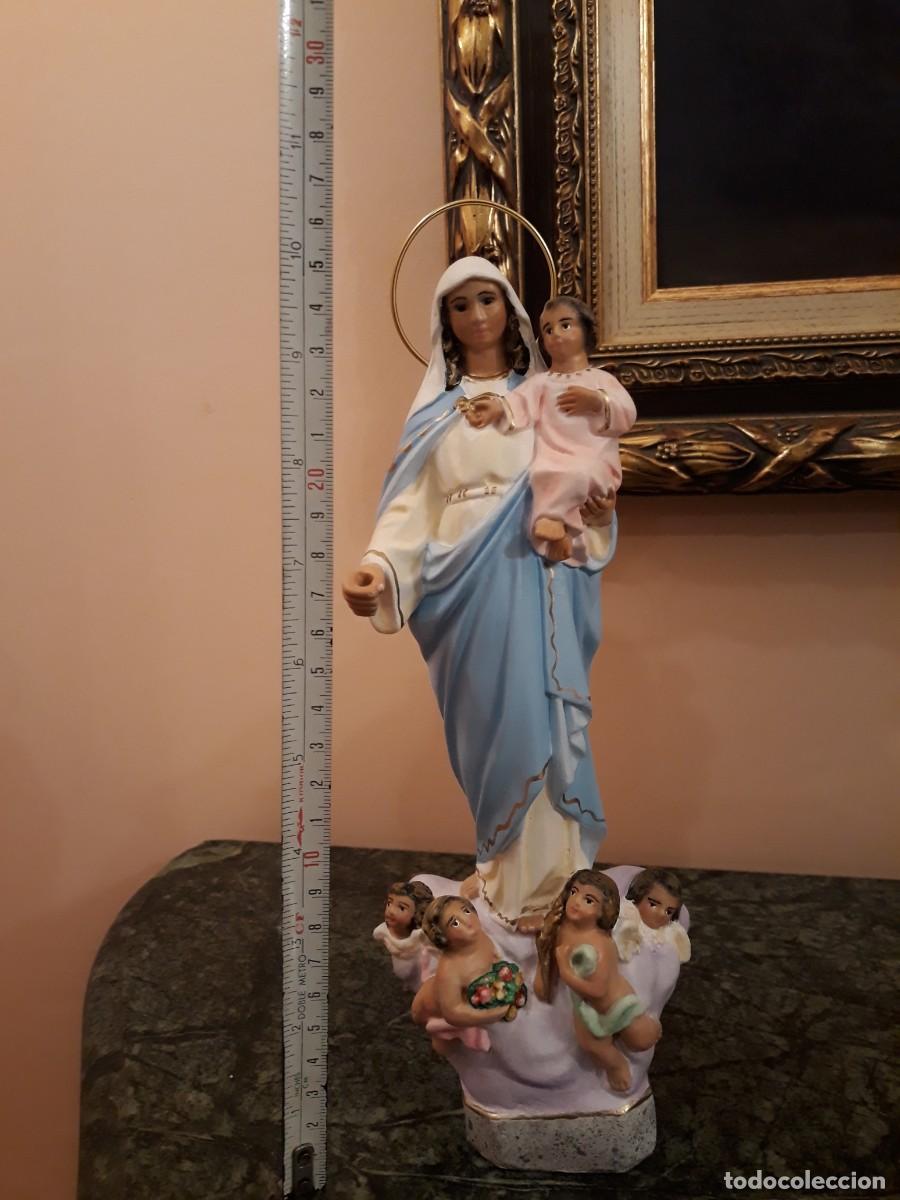 Arte: Virgen de los Angeles (25cm) - Foto 7
