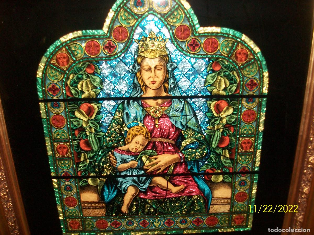 Arte: CUADRO DE LA VIRGEN MARIA - Foto 2