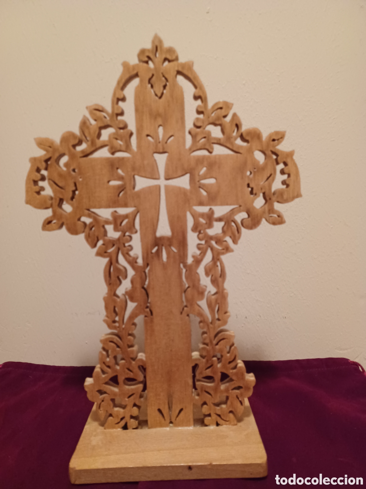 Arte: Cruz realizada en madera - Foto 1