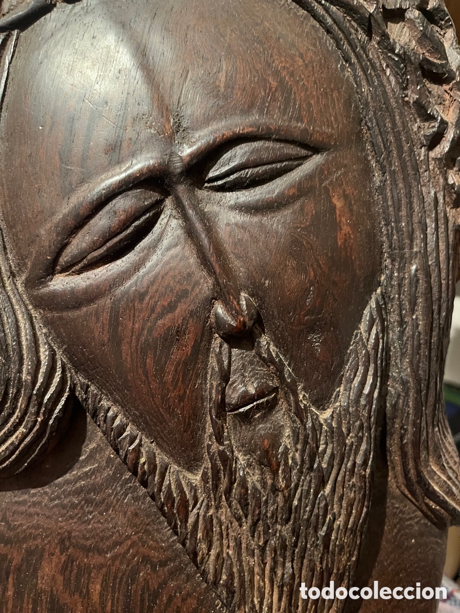 Arte: Cristo madera 46x 28 - Foto 4