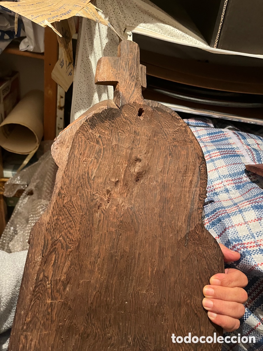 Arte: Cristo madera 46x 28 - Foto 7