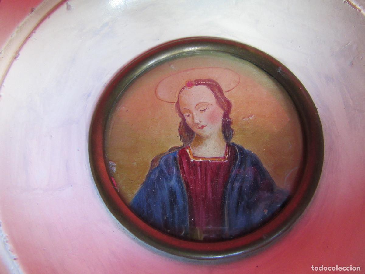 Arte: CUADRO DE VIRGEN SIN IDENTIFICAR - Foto 2