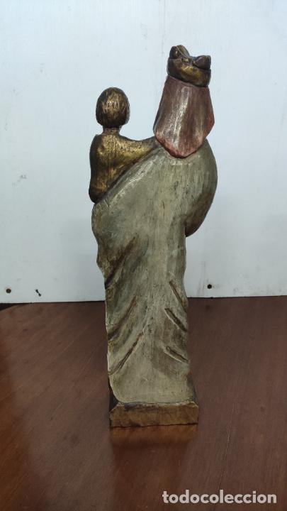 Arte: VIGEN TALLADA EN MADERA, POLICROMADA - Foto 2