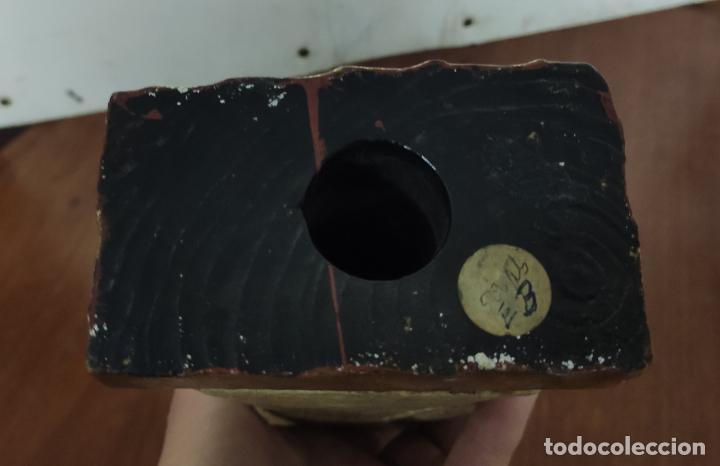 Arte: VIGEN TALLADA EN MADERA, POLICROMADA - Foto 4