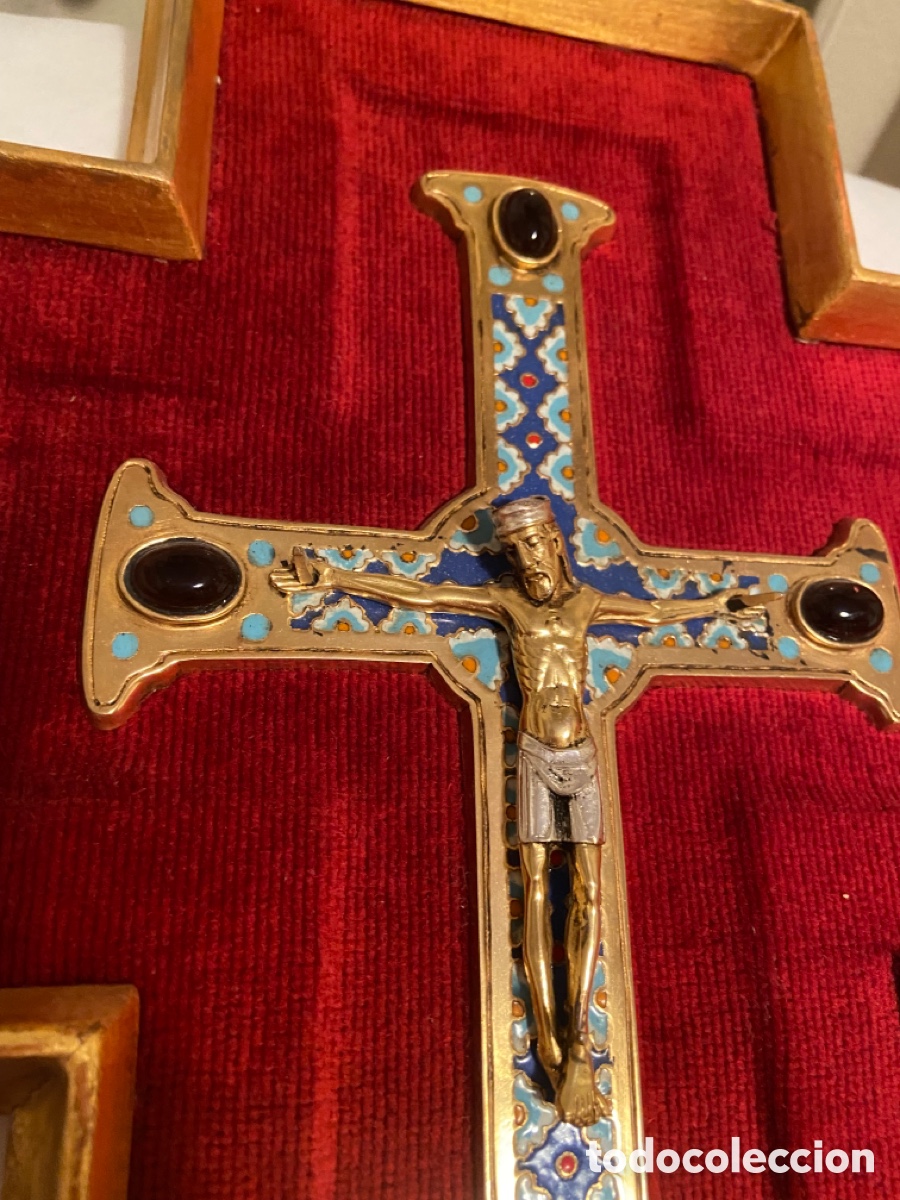 Arte: Cristo esmaltado copia Morato - Foto 2