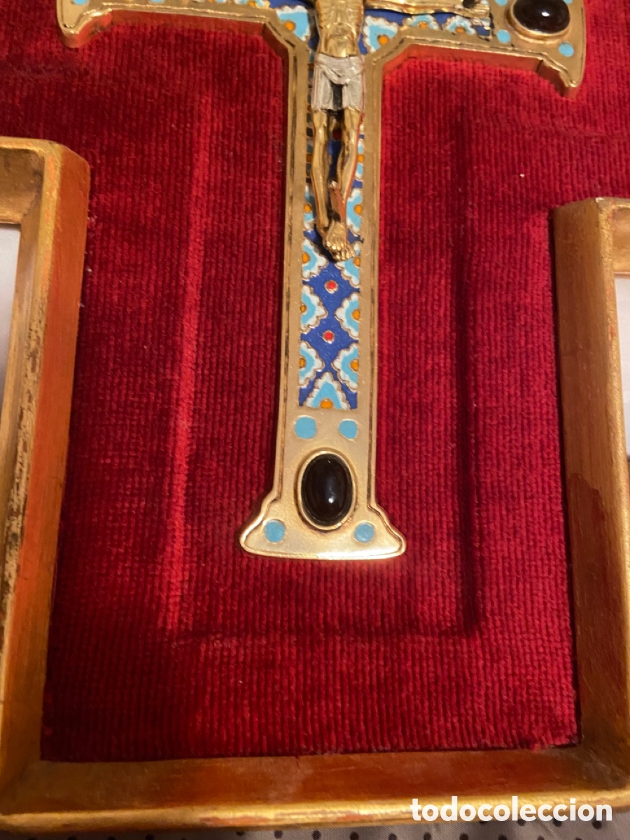 Arte: Cristo esmaltado copia Morato - Foto 3