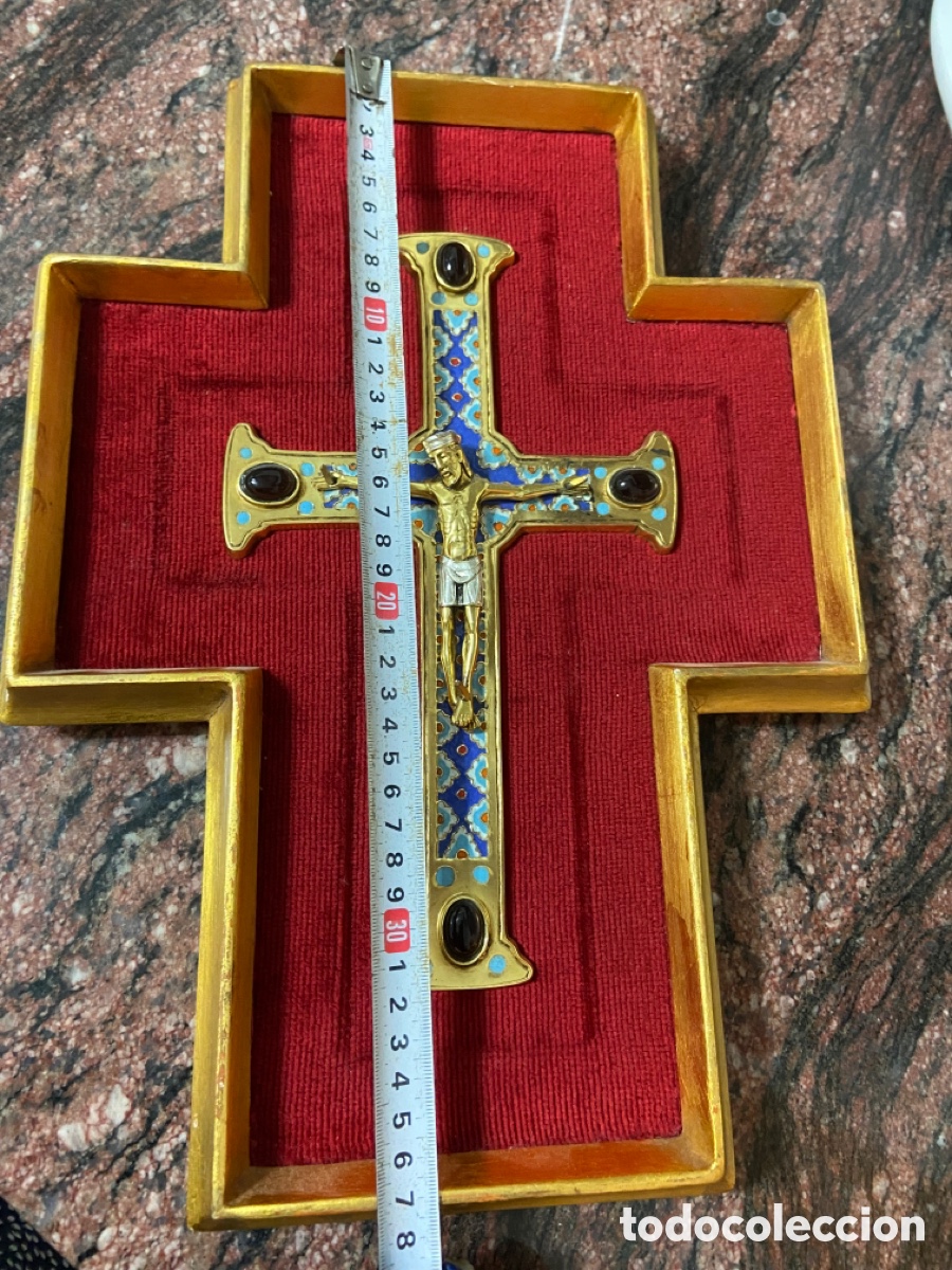 Arte: Cristo esmaltado copia Morato - Foto 6