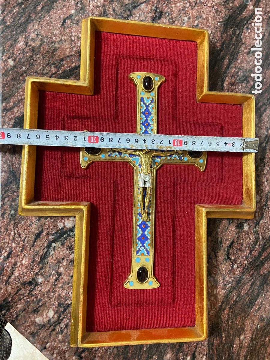 Arte: Cristo esmaltado copia Morato - Foto 7