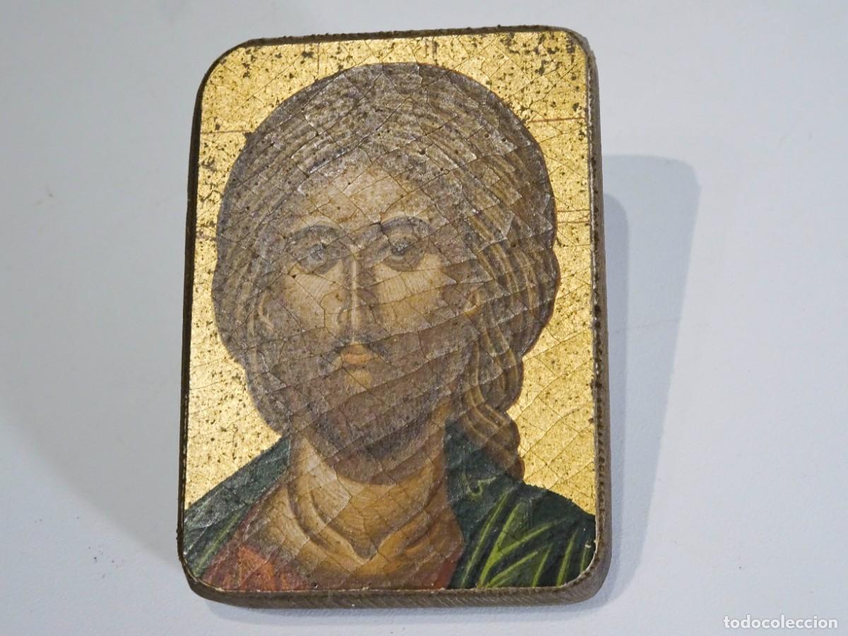 Arte: ICONO ROSTRO JES&Uacute;S 7x5 cm - Foto 3