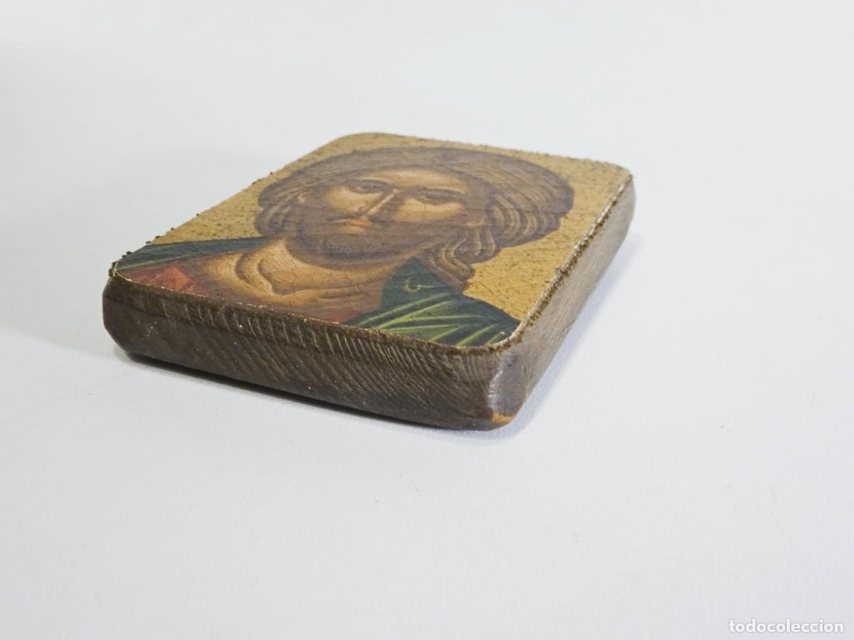 Arte: ICONO ROSTRO JES&Uacute;S 7x5 cm - Foto 4
