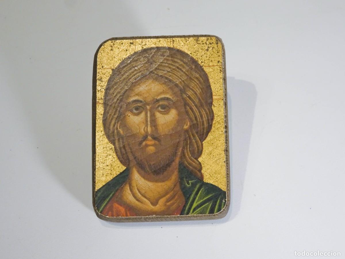 Arte: ICONO ROSTRO JES&Uacute;S 7x5 cm - Foto 6