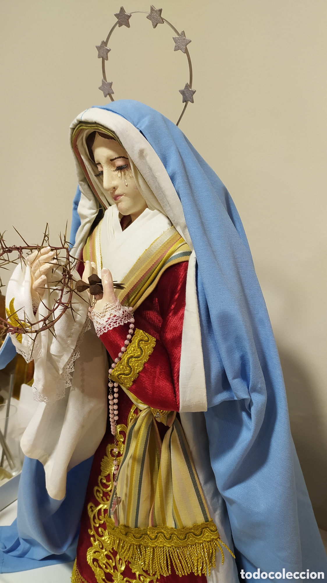 Arte: Virgen de vestir resina - Foto 1