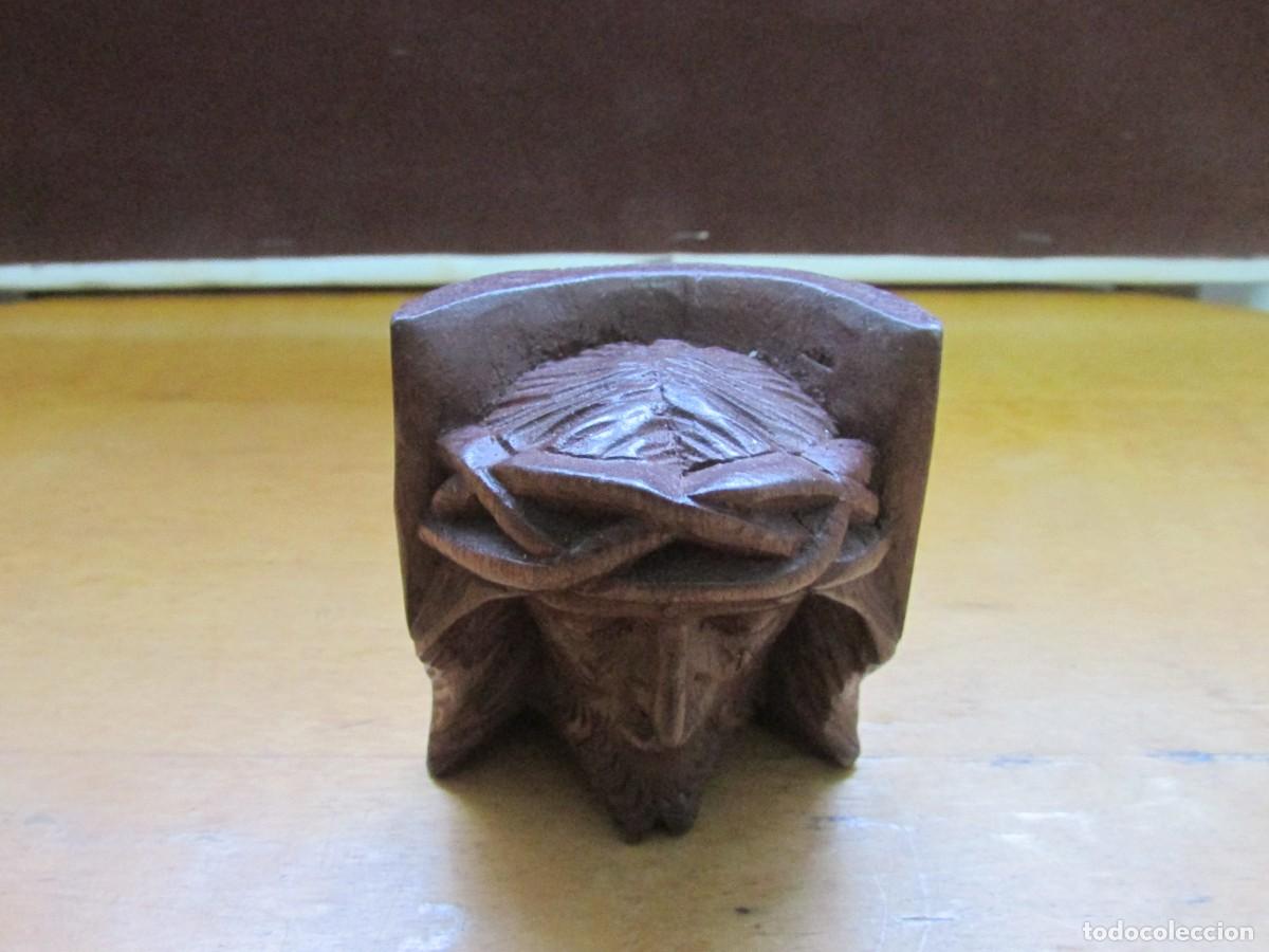 Arte: Rostro de Cristo tallado en madera - Foto 5