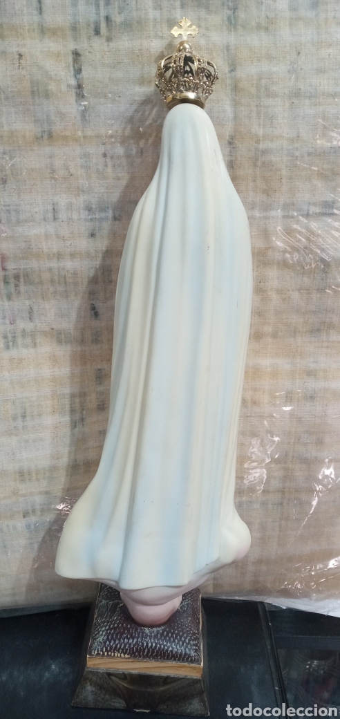 Arte: 41,5cm.VIRGEN DE F&Aacute;TIMA. - Foto 4