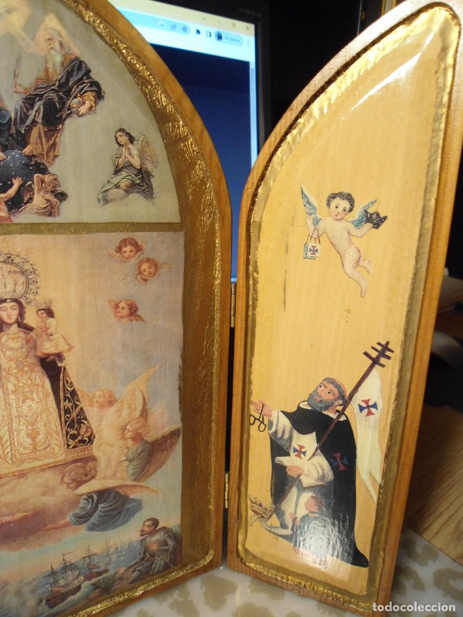 Arte: Tr&iacute;ptico tipo capilla de madera, Majoralia del Remei, 2001. - Foto 5