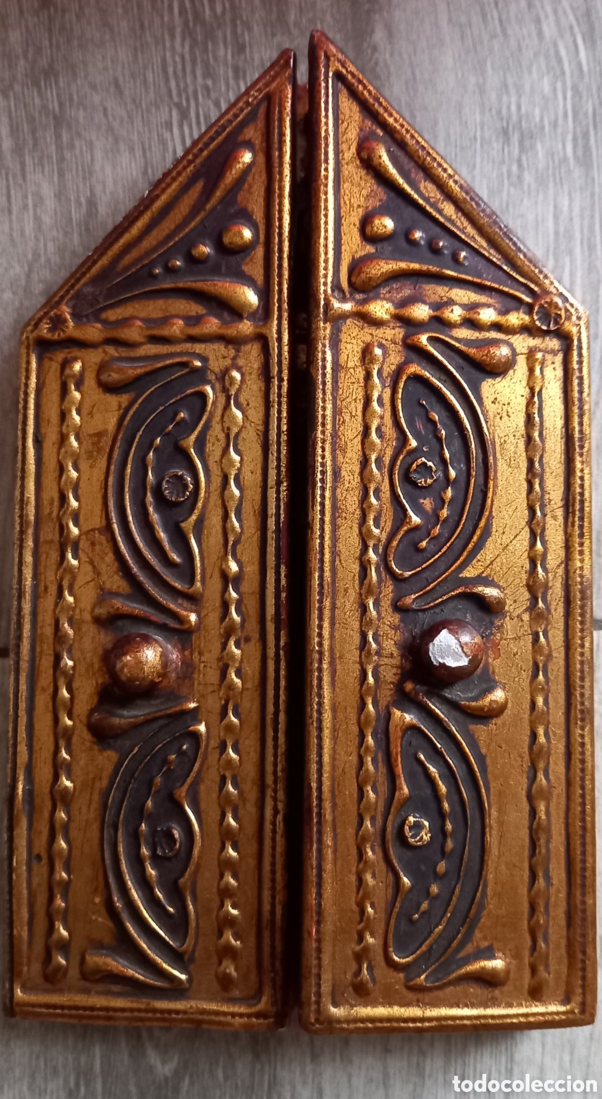 Arte: Antiguo triptico religioso - Foto 5