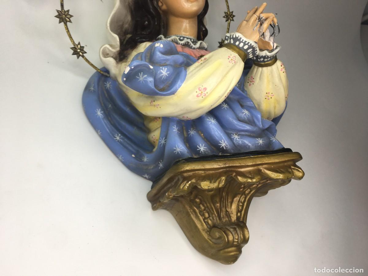 Arte: BUSTO VIRGEN DE LA INMACULADA - GUALUPE OLOT - Foto 6